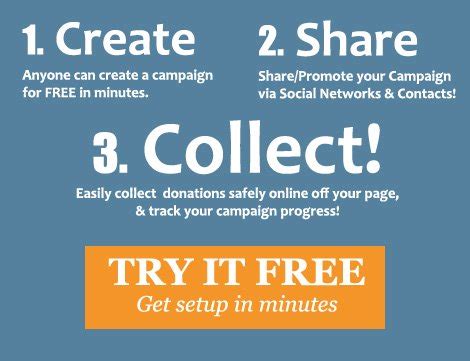 Start Fundraising Instantly .